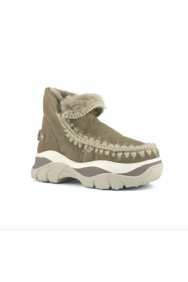 MOU CHUNKY ESKIMO SNEAKER TAUPE