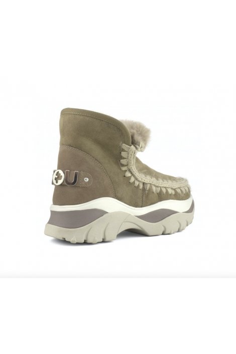 MOU CHUNKY ESKIMO SNEAKER TAUPE 2