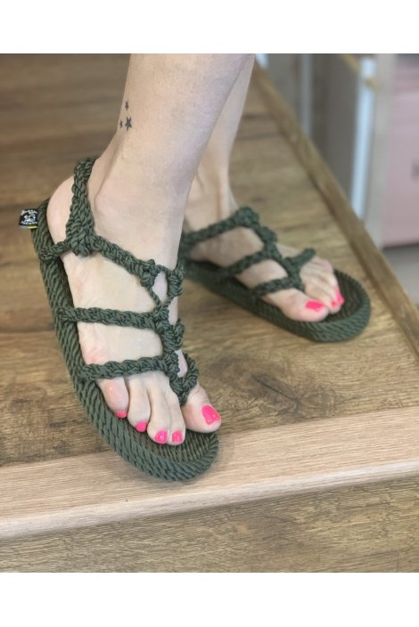 SANDALIA CUERDA OLIVE