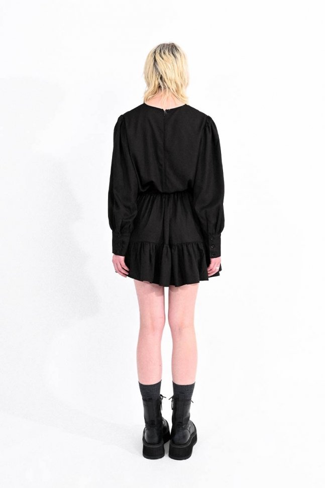 VESTIDO CORTO MANGA LARGA VESTIDO CORTO MANGA LARGA