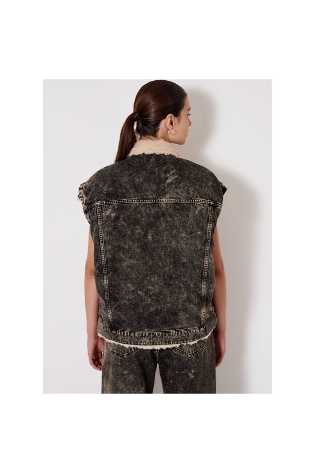 CHALECO VAQUERO OVERSIZE CHALECO VAQUERO OVERSIZE