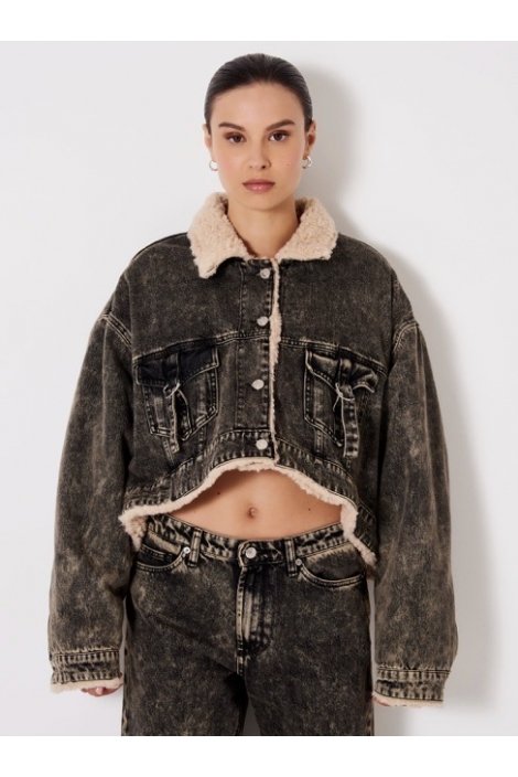 CHAQUETA VAQUERA CROPPED FORRADA 2