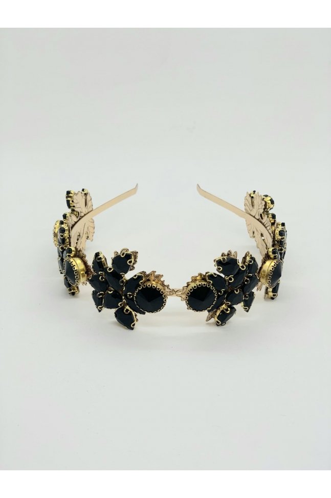 DIADEMA HOJAS STRASS DIADEMA HOJAS STRASS