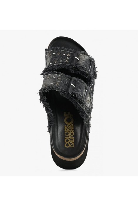 SANDALIA DE PLATAFORMA CON DIAMANTES STRASS 2