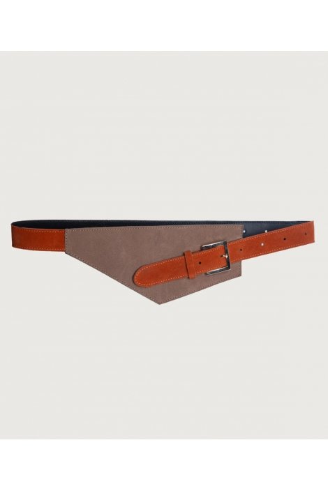 CINTURÓN JUSTINA TOPO Y NARANJA 2