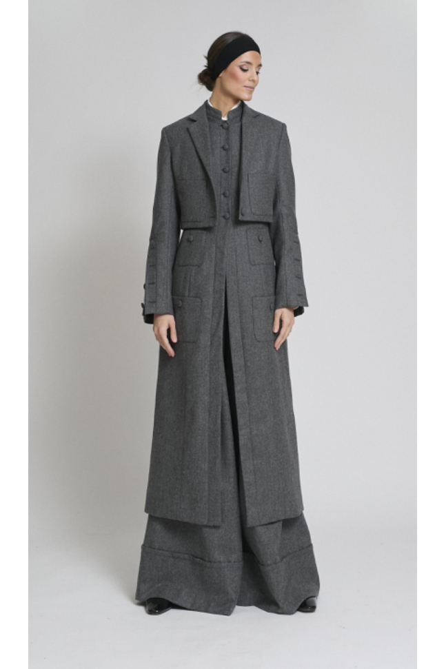 AMERICANA MÓNACO LANA GRIS