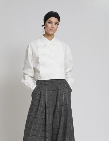 CAMISA SMOOKING CORTA