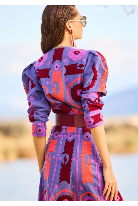 CHAQUETA AZORES MORADA 2