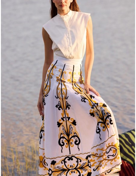 FALDA BAHAMAS BLANCA