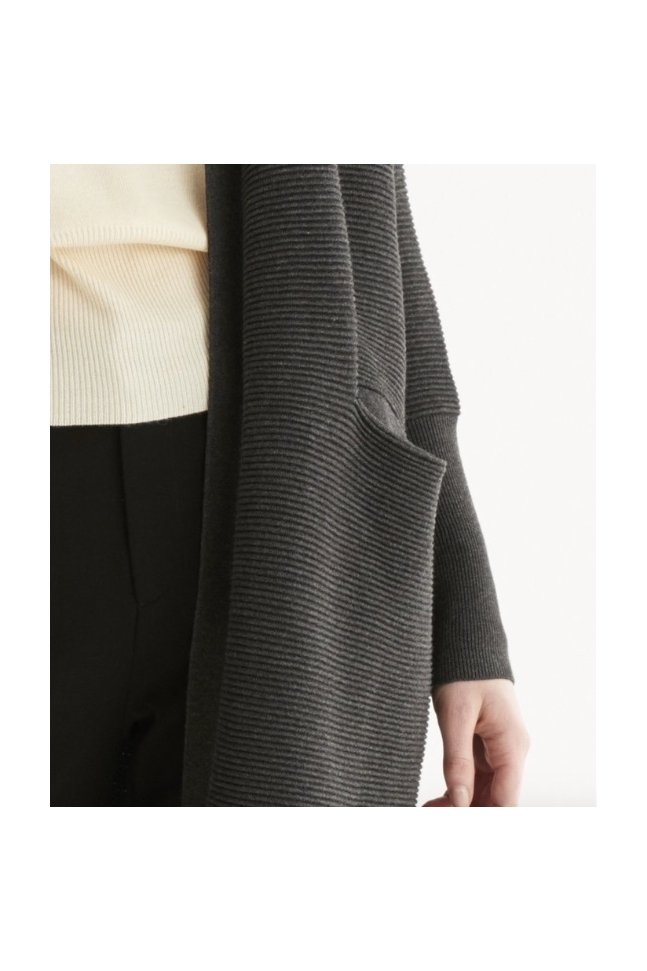 REBECON CANALE OVERSIZE GRIS OSCURO