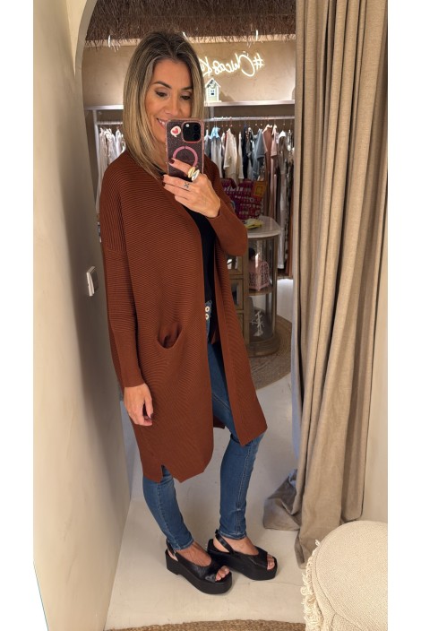 REBECON CANALE OVERSIZE BROWN
