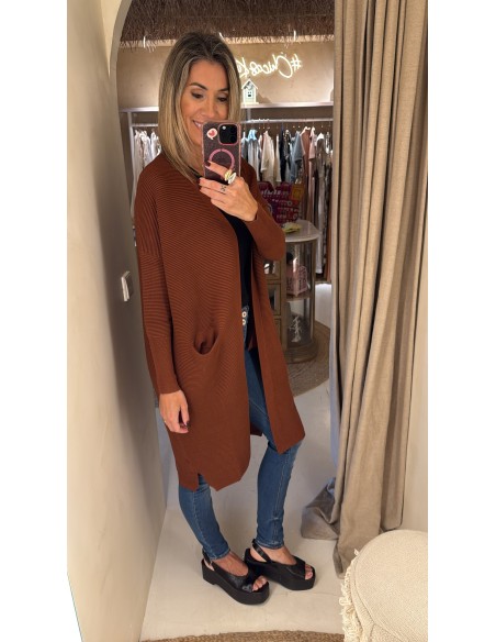 REBECON CANALE OVERSIZE BROWN