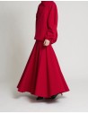 FALDA GODETS ROJA