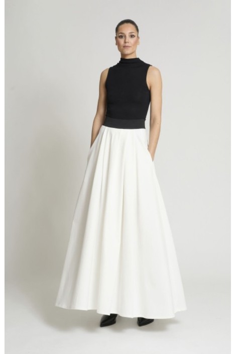 FALDA LARGA BLANCA