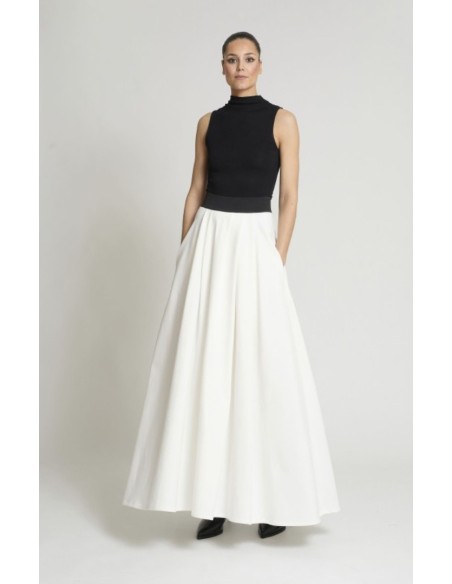 FALDA LARGA BLANCA