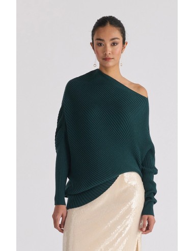 JERSEY DE PUNTO DRAPEADO VERDE