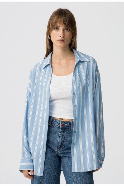 CAMISA A RAYAS AZUL CIELO 2