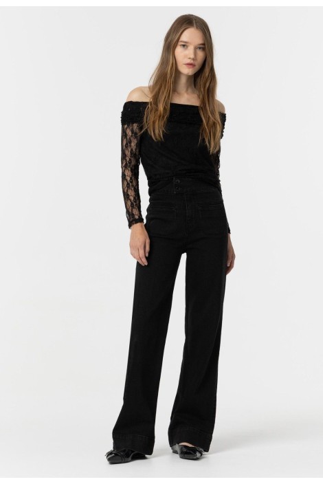 JEANS OLIVIA 7 BLACK