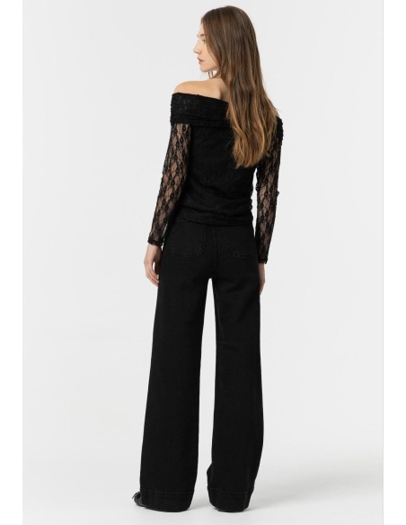 JEANS OLIVIA 7 BLACK