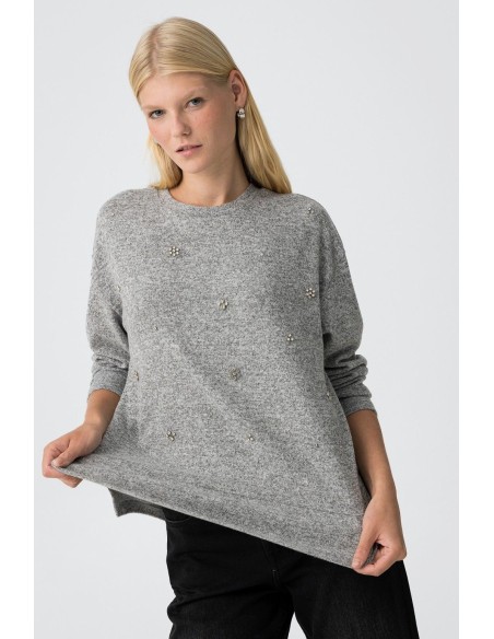 JERSEY CON APLIQUES METÁLICOS