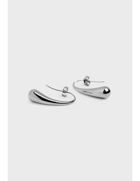 PENDIENTES SAKURA PLATEADO