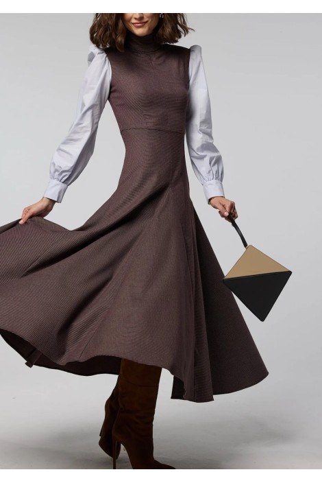 VESTIDO AIDAN GRANATE
