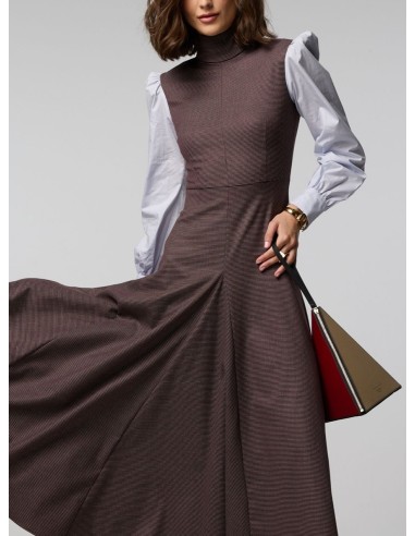 VESTIDO AIDAN GRANATE