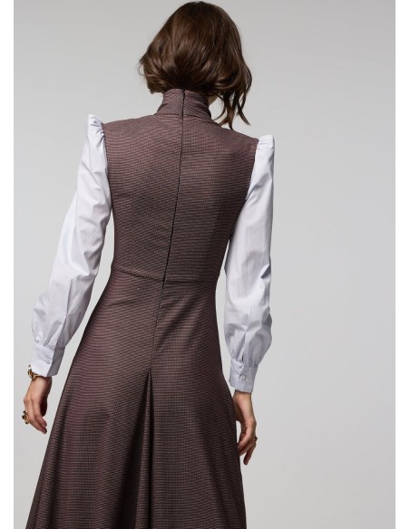 VESTIDO AIDAN GRANATE