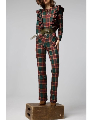 MONO TANA TARTÁN VERDE