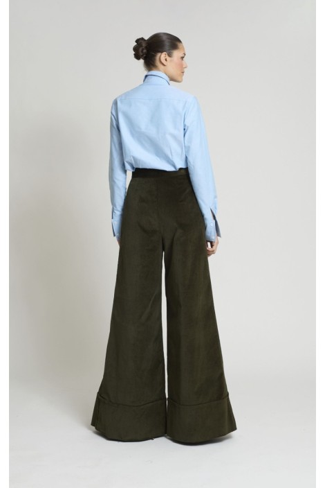 PANTALON SAMURAY VELVETON VERDE 2