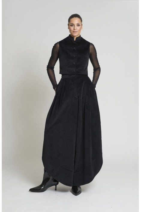 PANTALON TULIPÁN VELVETON NEGRO 2
