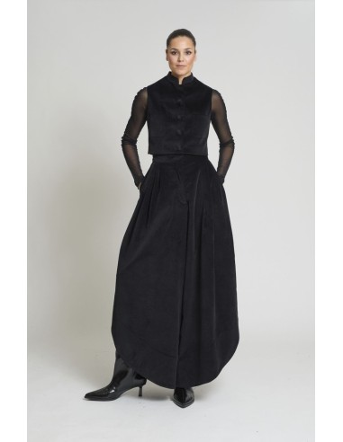 PANTALON TULIPÁN VELVETON NEGRO