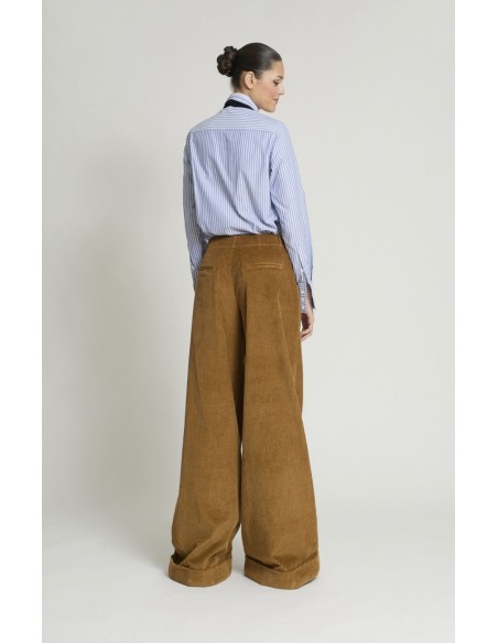 PANTALON CHINO PANA CAMEL