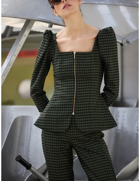 TOP MARINI VICHY VERDE