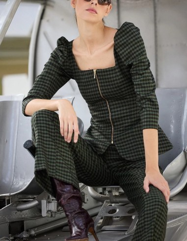 TOP MARINI VICHY VERDE