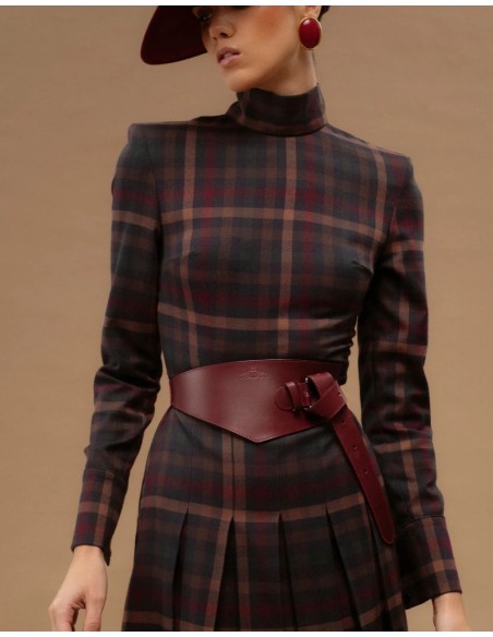 CINTURÓN JUSTINA BURDEOS