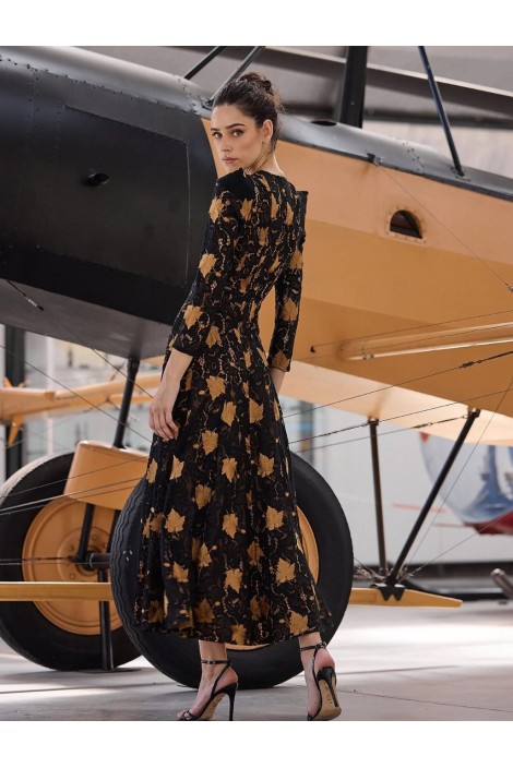 VESTIDO ROSE HOJAS 2