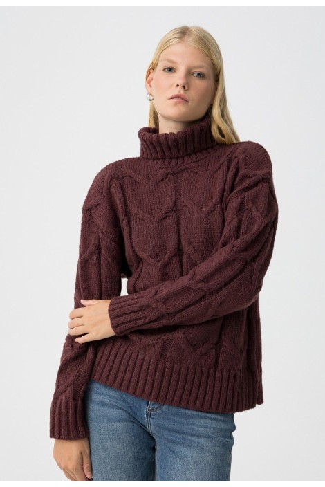 JERSEY DE PUNTO CABLE KNIT