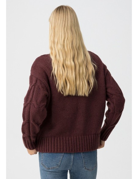 JERSEY DE PUNTO CABLE KNIT