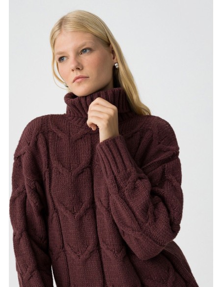 JERSEY DE PUNTO CABLE KNIT