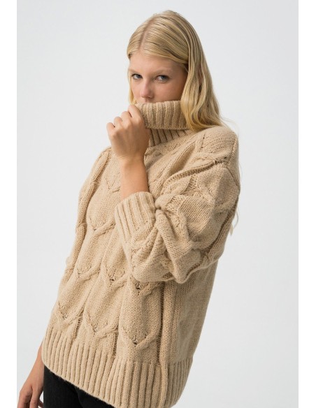 JERSEY DE PUNTO CABLE KNIT