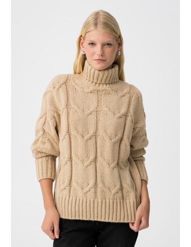 JERSEY DE PUNTO CABLE KNIT