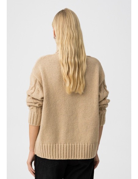 JERSEY DE PUNTO CABLE KNIT