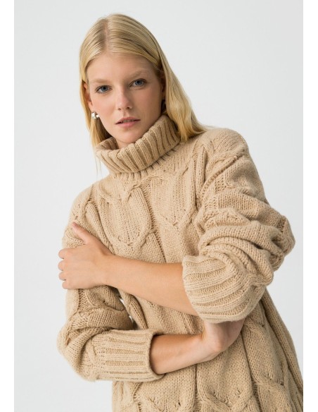 JERSEY DE PUNTO CABLE KNIT