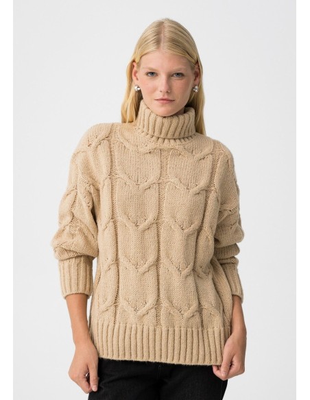 JERSEY DE PUNTO CABLE KNIT