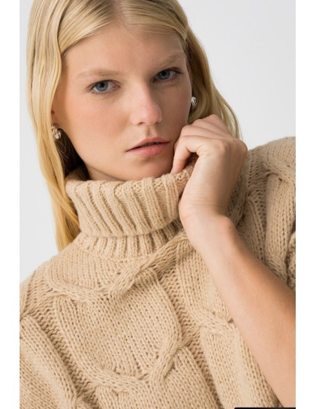 JERSEY DE PUNTO CABLE KNIT