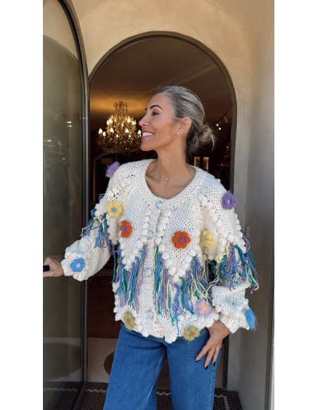 REBECÓN CON FLECOS MORADOS