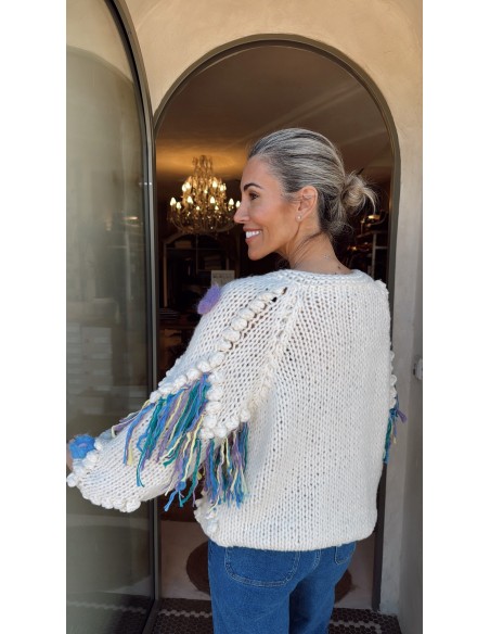 REBECÓN CON FLECOS MORADOS