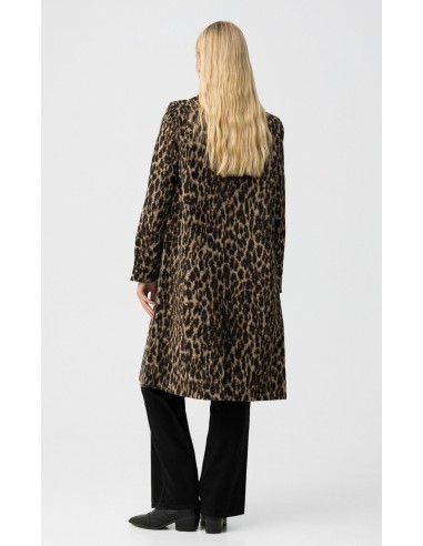 ABRIGO CON ESTAMPADO LEOPARDO