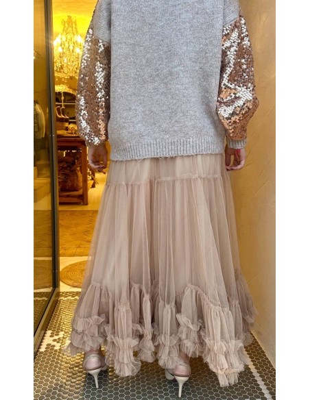 FALDA LARGA DE TUL